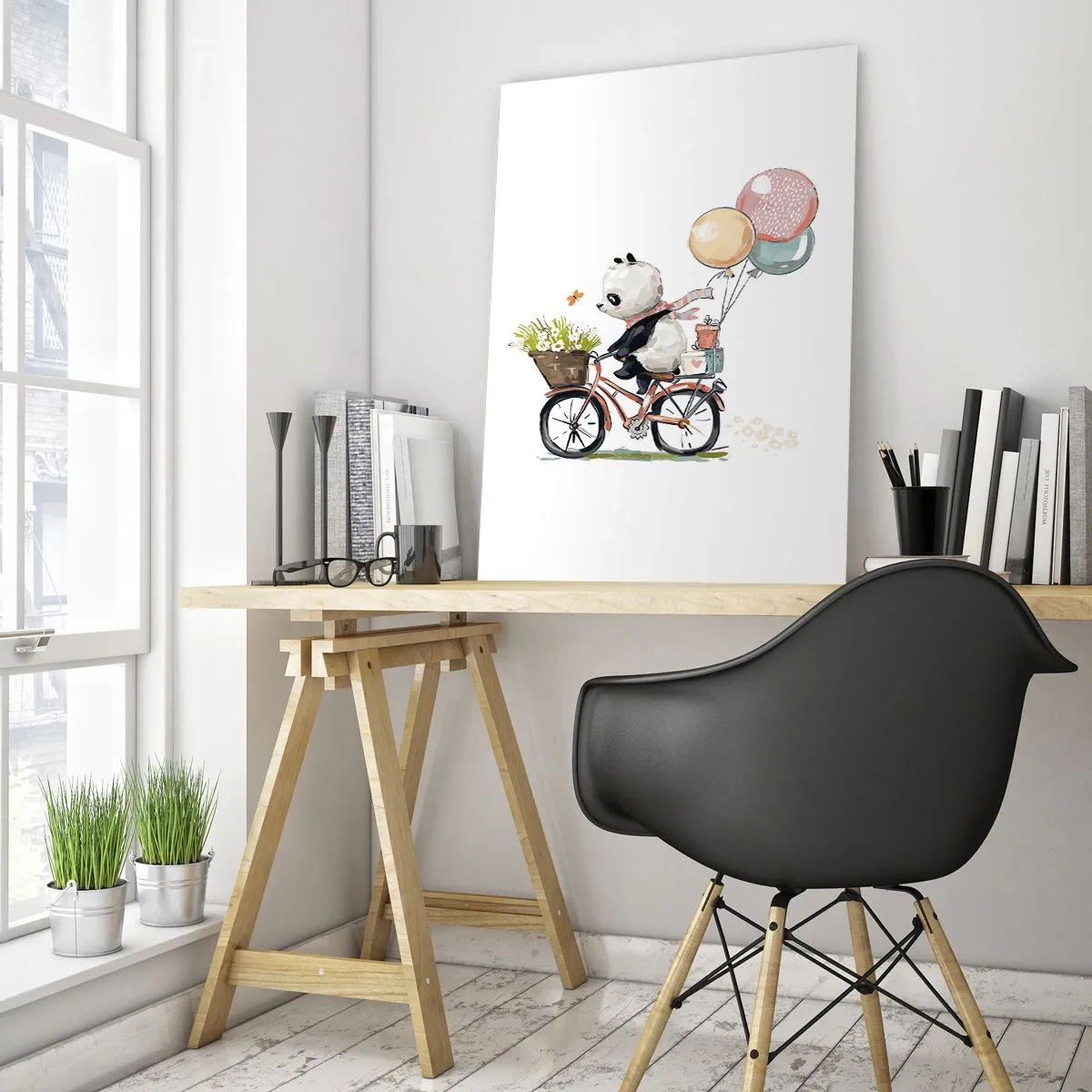 Obraz na skle - Šťastný den - 50x70 cm