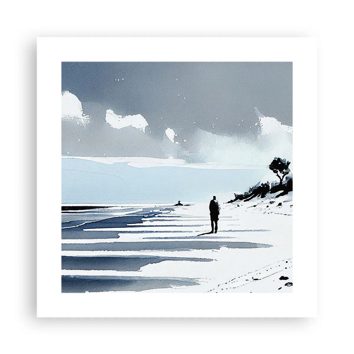 Plakát - O samotě - 40x40 cm