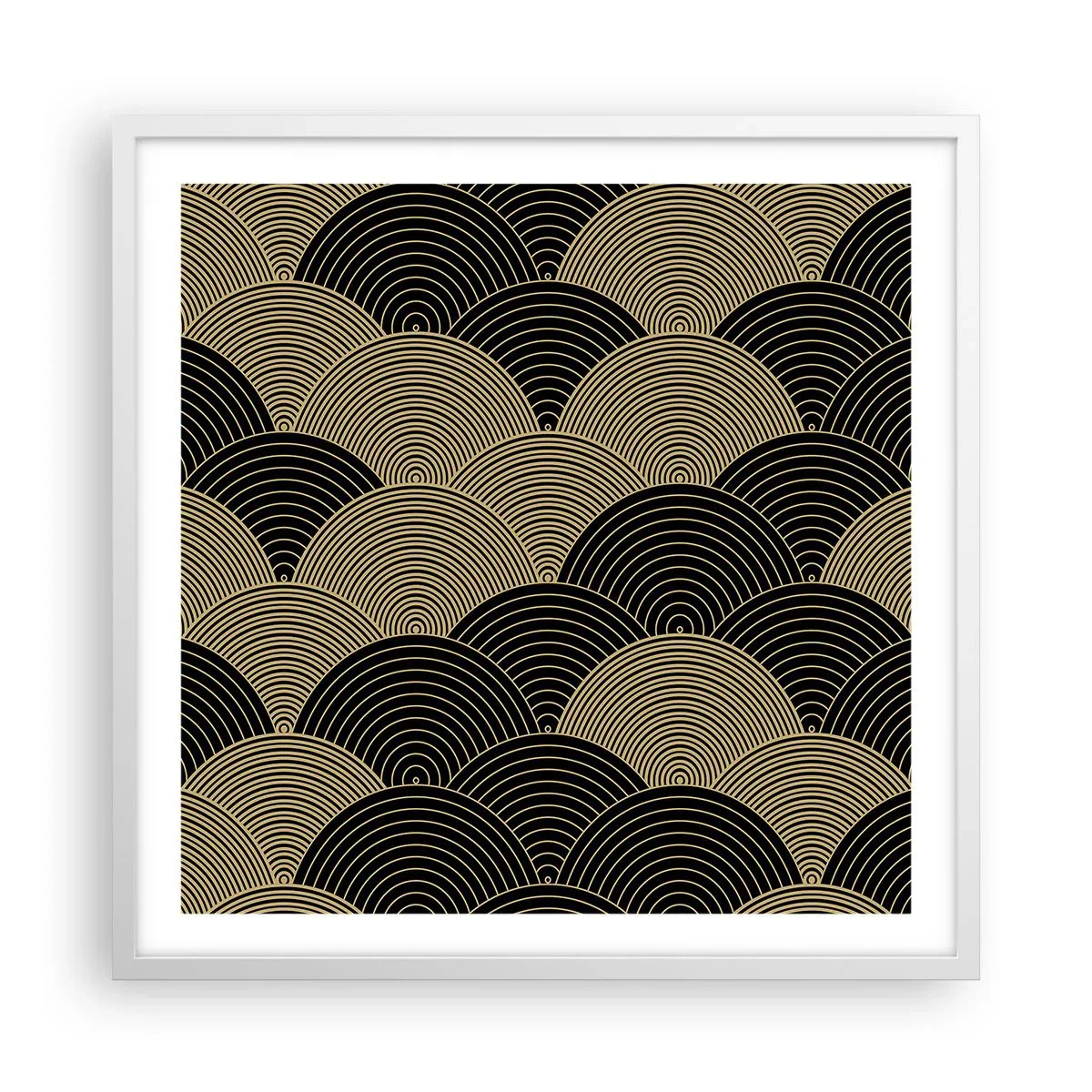 Plakát v bílém rámu - Jednota v mnohosti - 60x60 cm