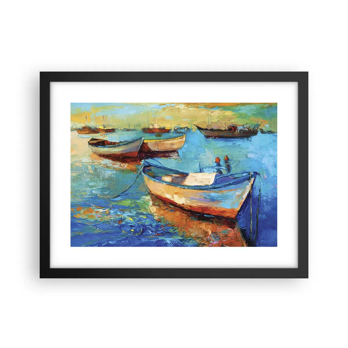 Plakát v černém rámu - V jižním zálivu - 40x30 cm