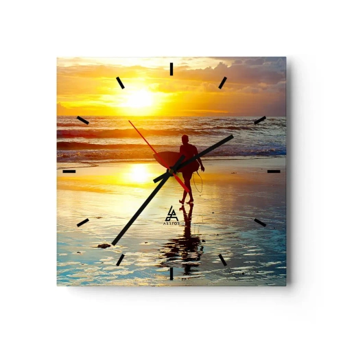 Nástěnné hodiny - Návrat bojovníka - 30x30 cm