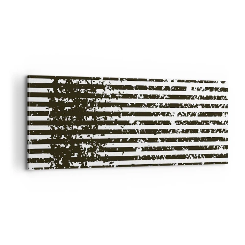Obraz na plátně - Rytmus a šum - 100x40 cm