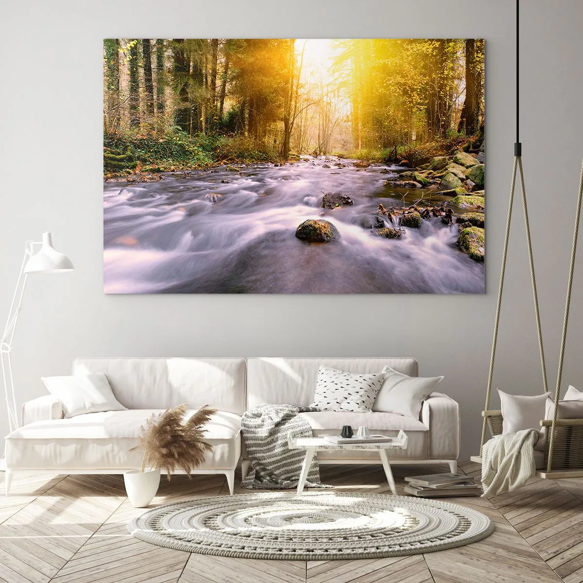 Obraz na skle - Malachit ve stříbrně-zlaté podobě - 120x80 cm