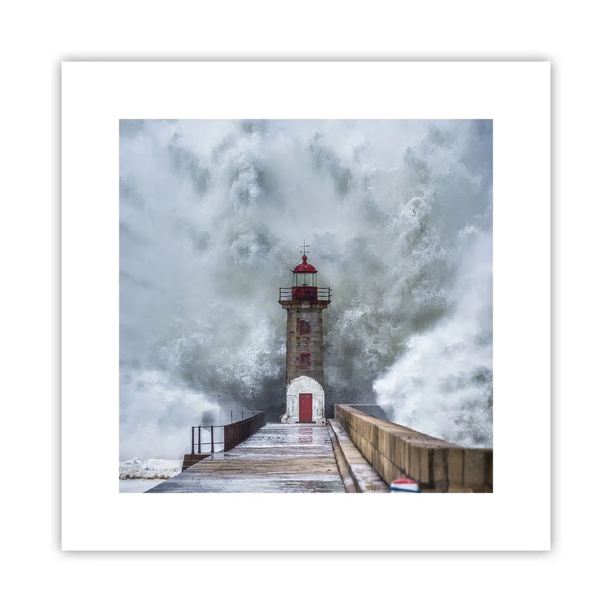 Plakát - Hukot vody, šum větru - 30x30 cm