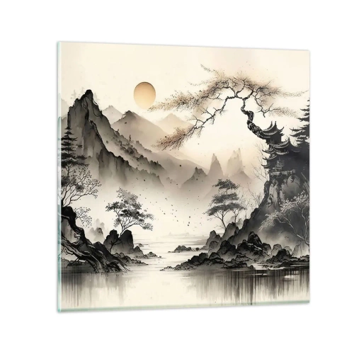 Obraz na skle - Jedinečné kouzlo orientu - 70x70 cm