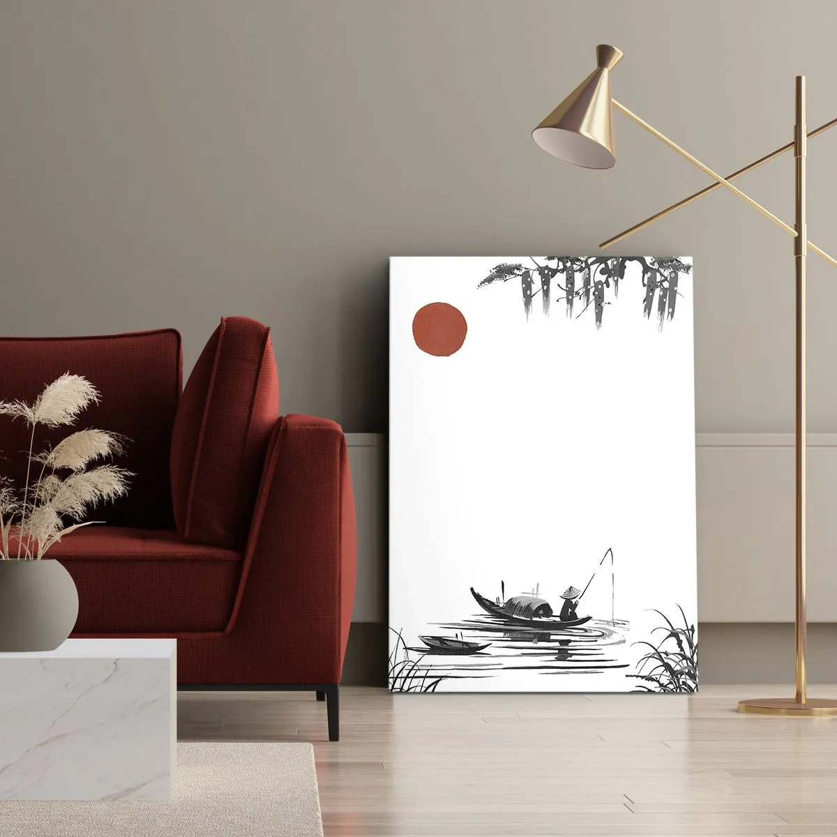 Obraz na plátně - Asijské odpoledne - 50x70 cm