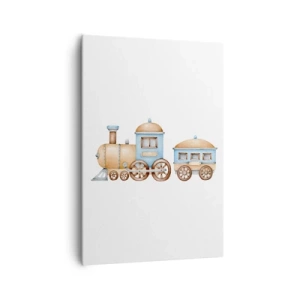 Obraz na plátně - Na dráze stojí… - 70x100 cm