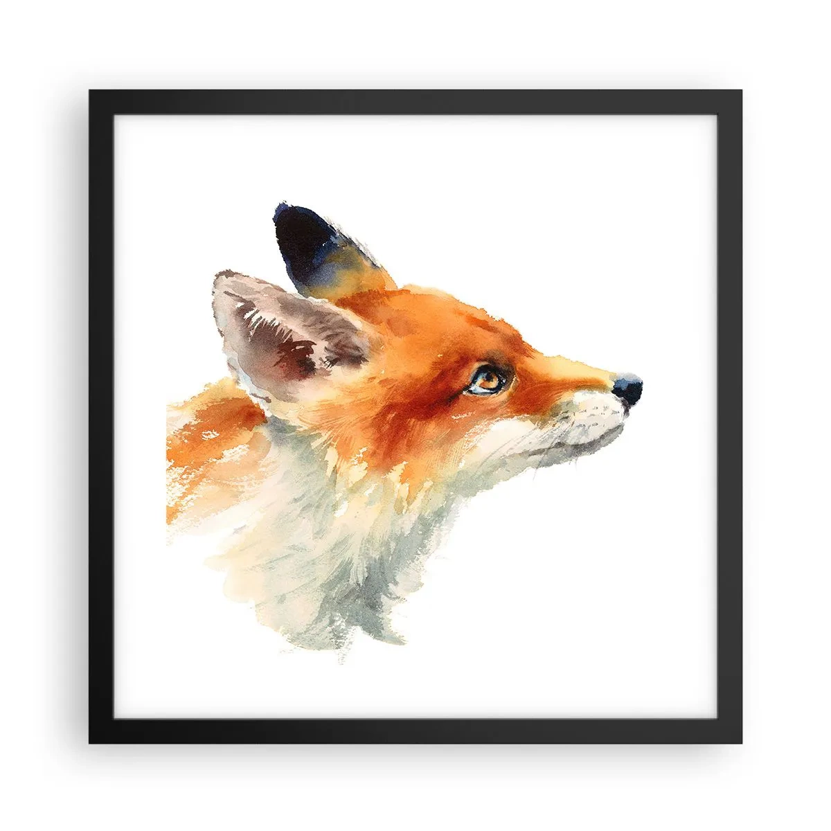 Plakát v černém rámu - Opatrnosti není nikdy dost - 40x40 cm