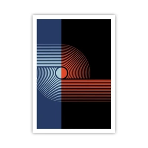 Plakát - V geometrickém objetí - 70x100 cm
