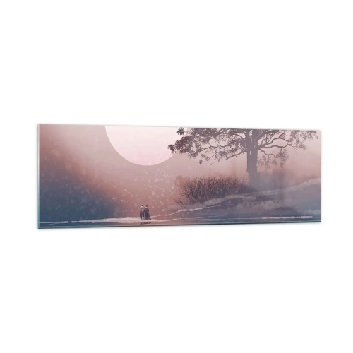 Obraz na skle - Noční zázraky - 160x50 cm