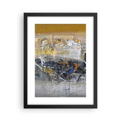 Plakát v černém rámu - Všechno se podaří - 30x40 cm