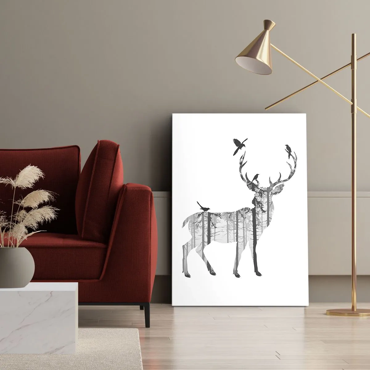 Obraz na plátně - Dobrý duch lesa - 45x80 cm