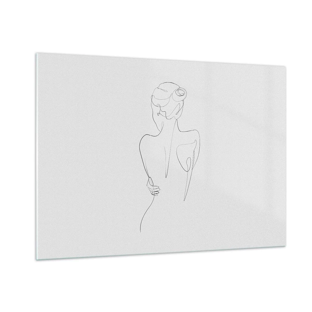 Obraz na skle - Hudba těla - 100x70 cm