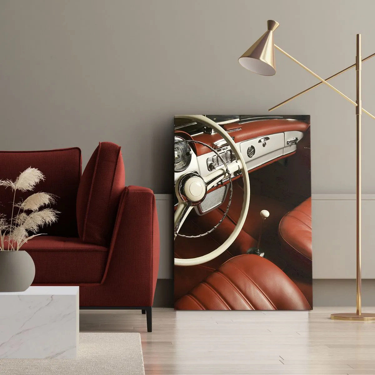 Obraz na plátně - Luxus ve stylu vintage - 45x80 cm