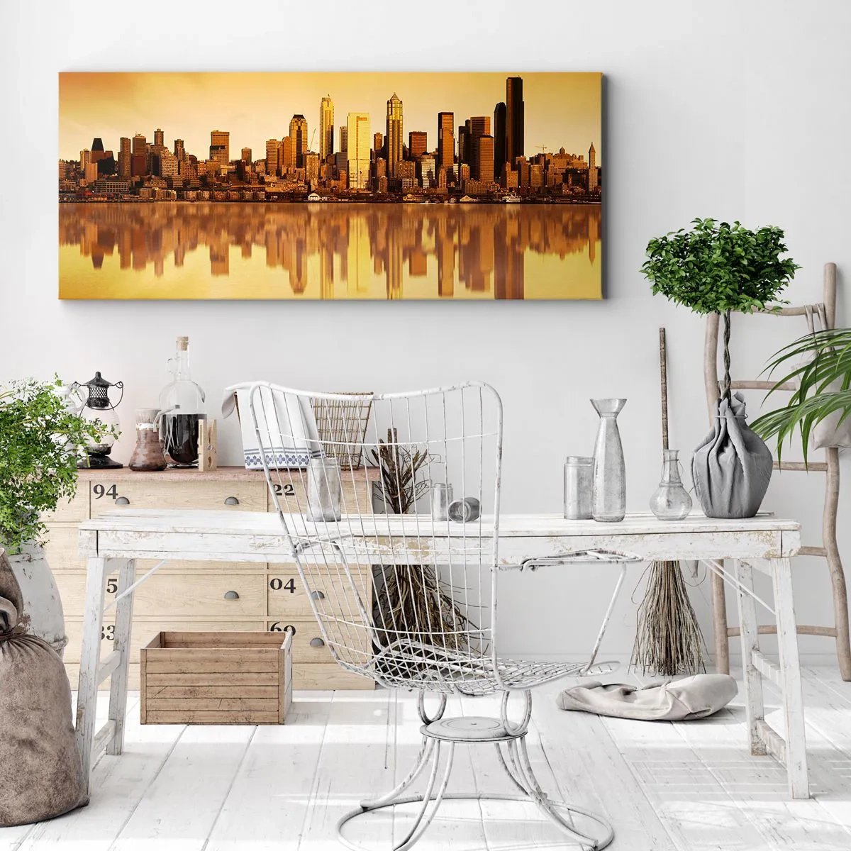 Obraz na plátně - Ticho metropole - 100x40 cm