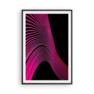 Plakát v černém rámu - Alej světla - 61x91 cm