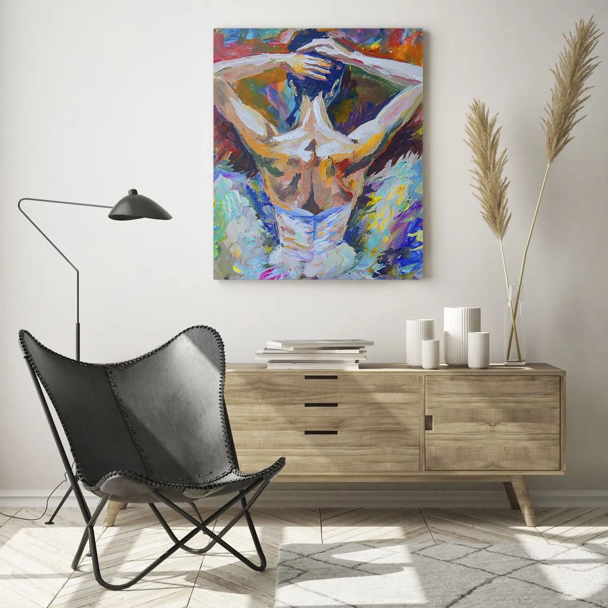 Obraz na skle - To může být všechno - 50x70 cm