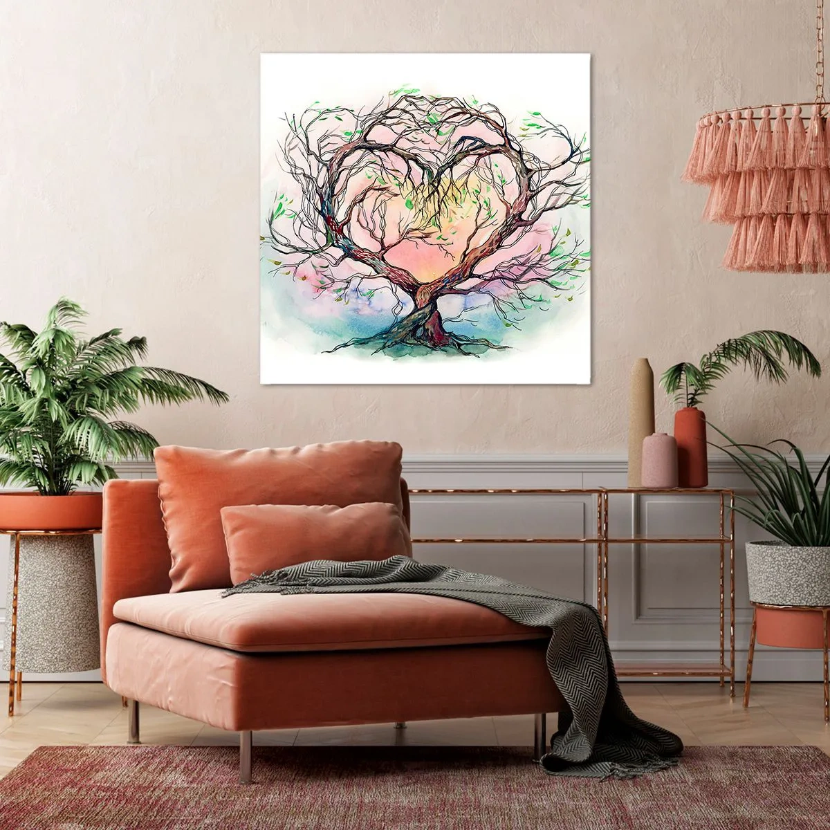 Obraz na plátně - Společně proti vichřicím - 60x60 cm