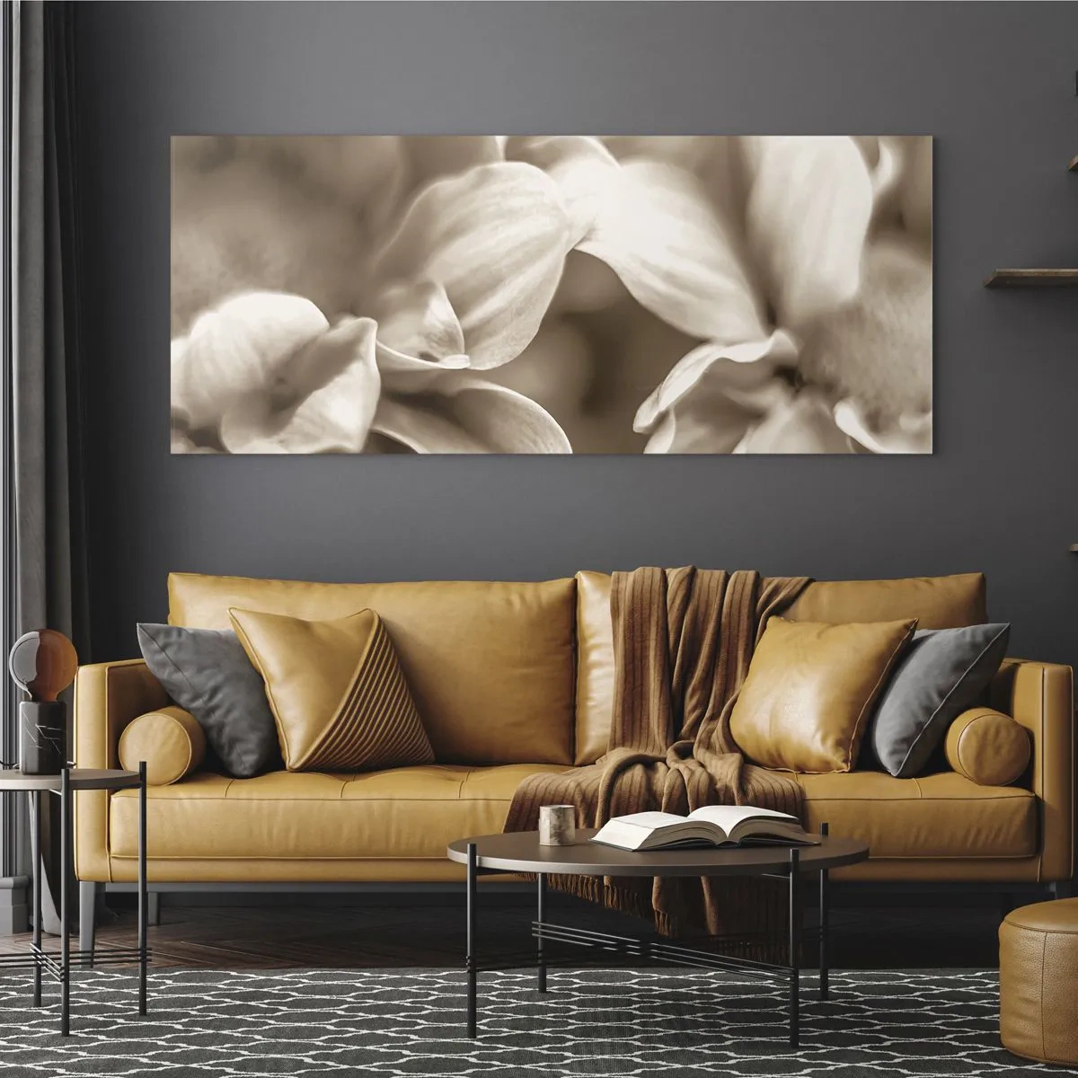 Obraz na skle - Něžné jako úsměv - 100x40 cm