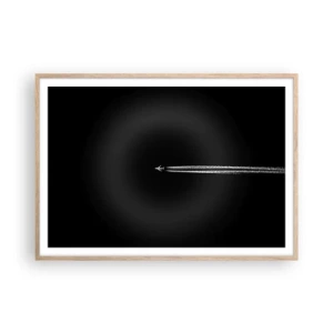 Plakát v rámu světlý dub - Do jiné dimenze - 100x70 cm