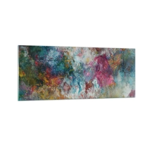Obraz na skle - V plném rozkvětu - 100x40 cm