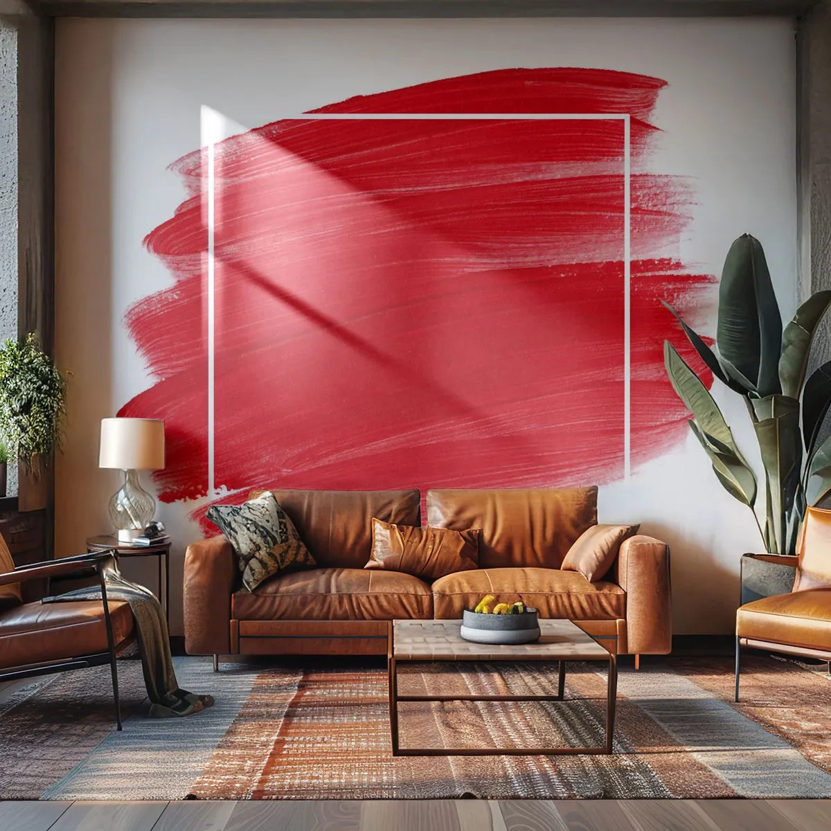 Fototapeta Samolepicí Deluxe Sticker - Mimo rám - Abstrakce, Kus, Minimalismus - 350x256 cm