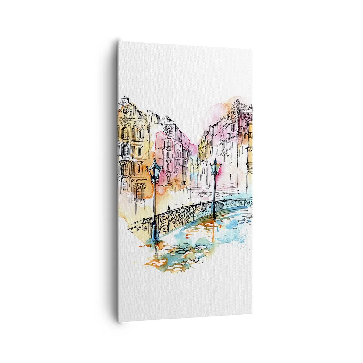 Obraz na plátně - Srdce města - 65x120 cm