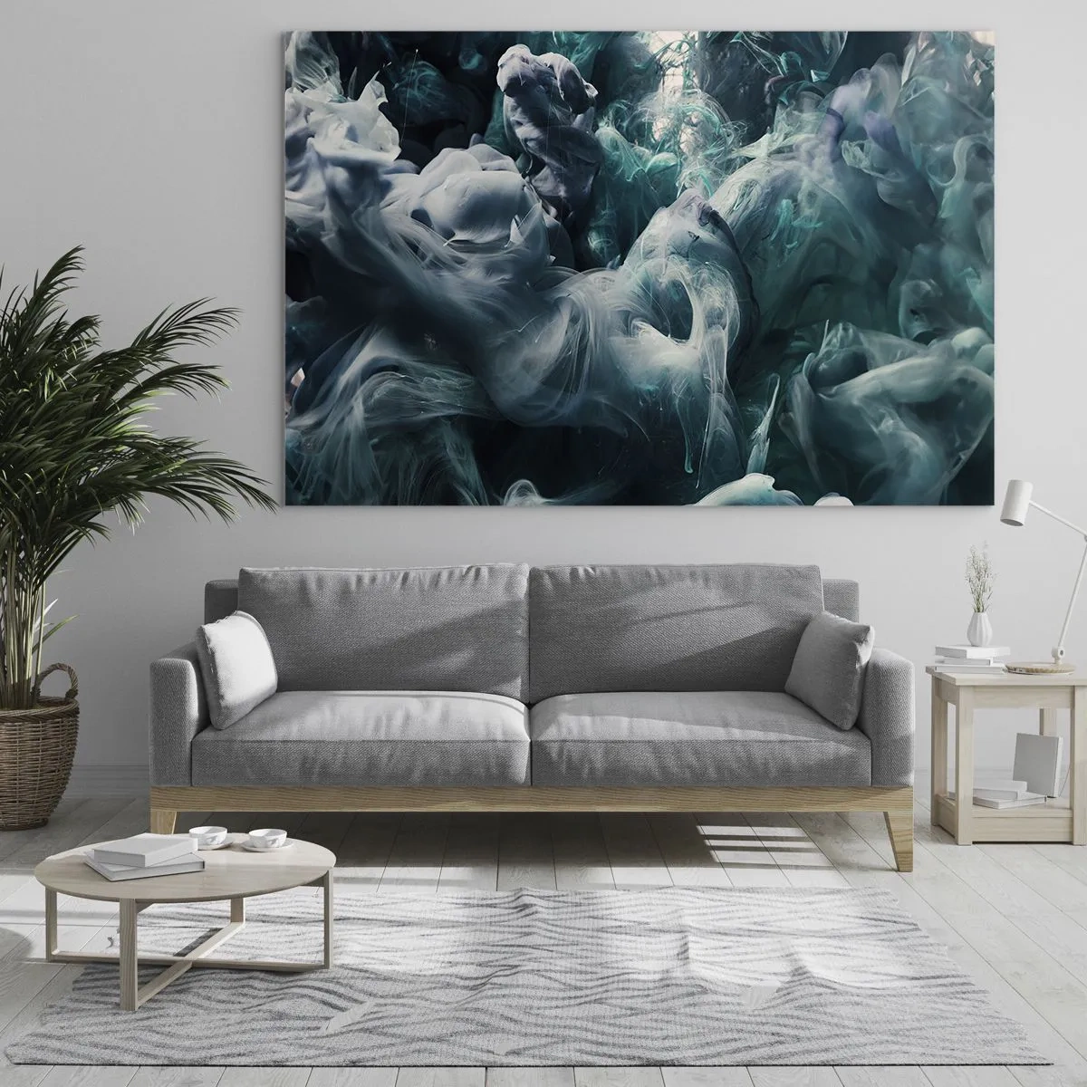 Obraz na skle - Pohyb barvy - 120x80 cm