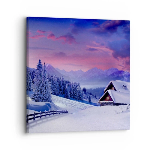 Obraz na plátně - Tichá noc - 30x30 cm