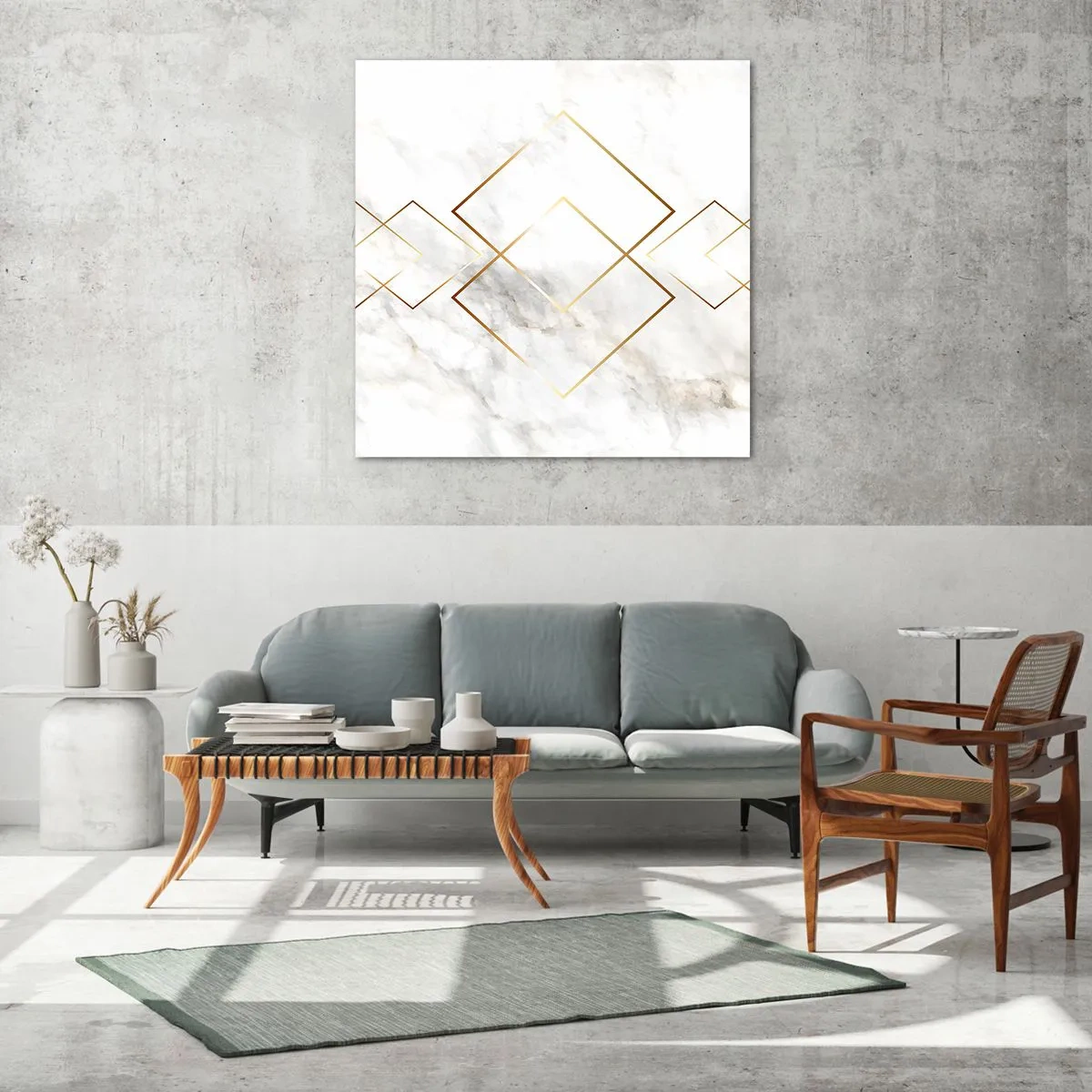 Obraz na skle - Pohled na nekonečno - 70x70 cm
