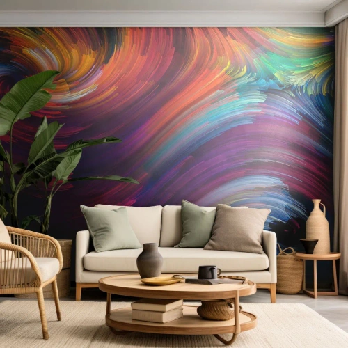 Fototapeta Samolepicí Deluxe Sticker - Začátek nového světa - Abstrakce, Kus, Moderní vzor - 150x105 cm