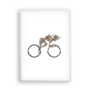 Plakát v bílém rámu - Úžasný stroj - 70x100 cm