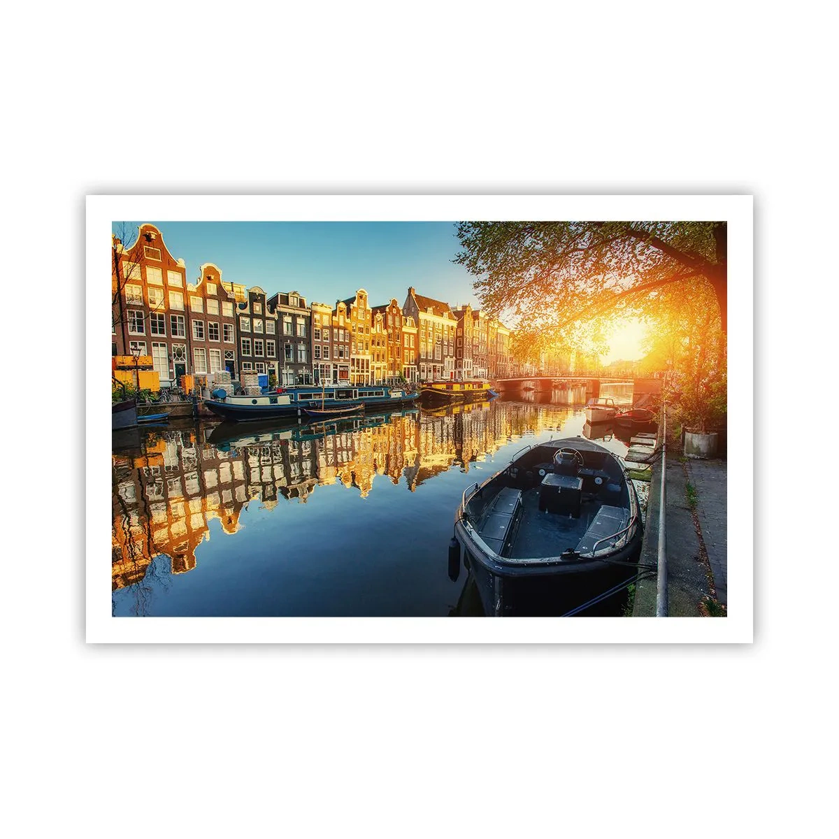 Plakát - Ráno v Amsterdamu - 91x61 cm
