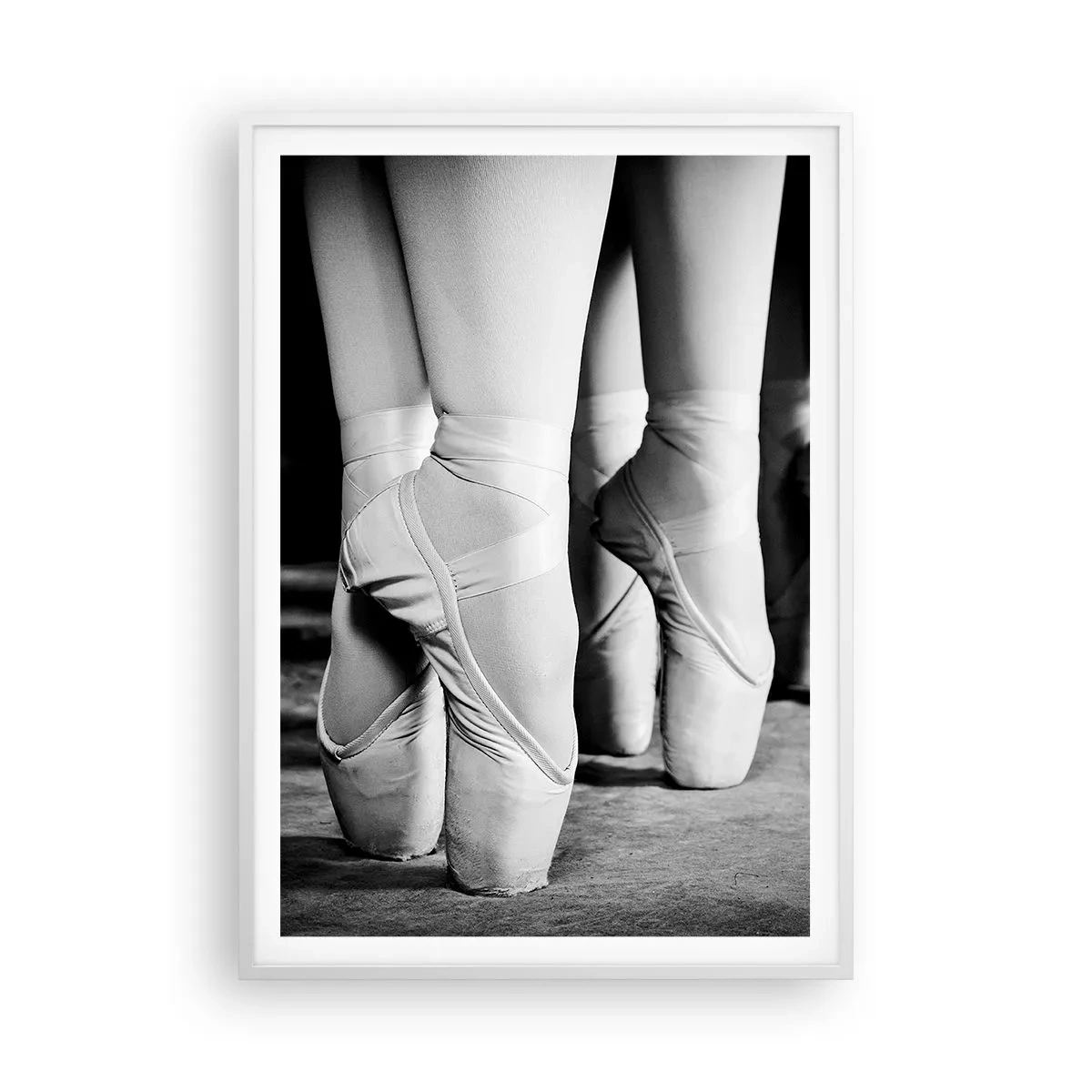 Plakát v bílém rámu - Společně, lehce - 70x100 cm