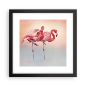 Plakát v černém rámu - V barvě zapadajícího slunce - 30x30 cm