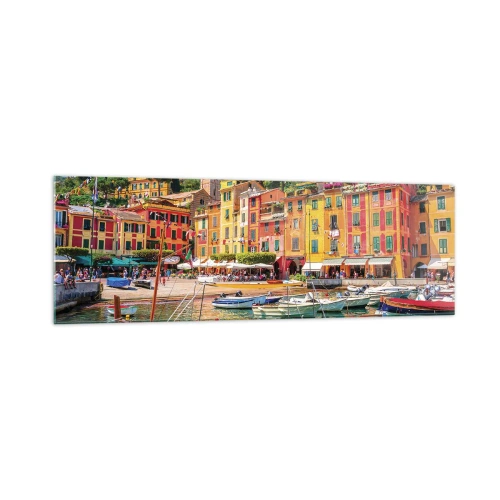 Obraz na skle - Italské dopoledne - 160x50 cm