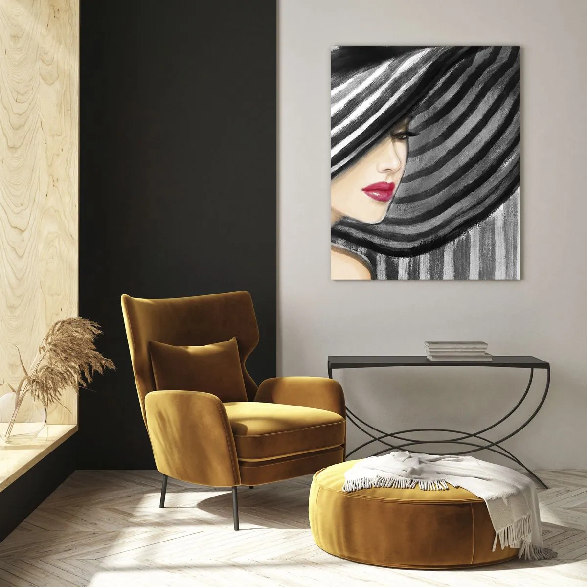 Obraz na skle - Kde tě hledat? - 50x70 cm