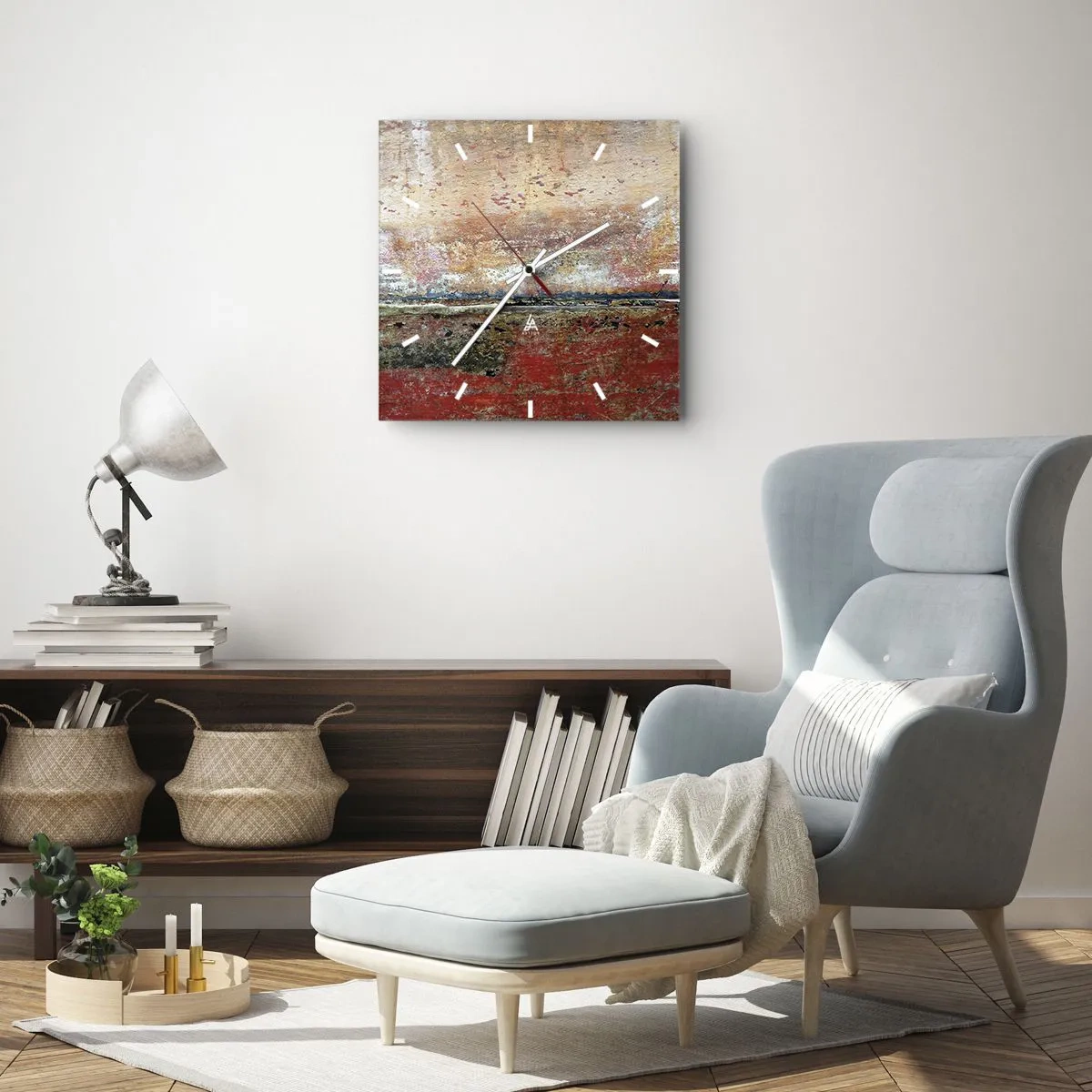 Nástěnné hodiny - Možná je to moře - 40x40 cm