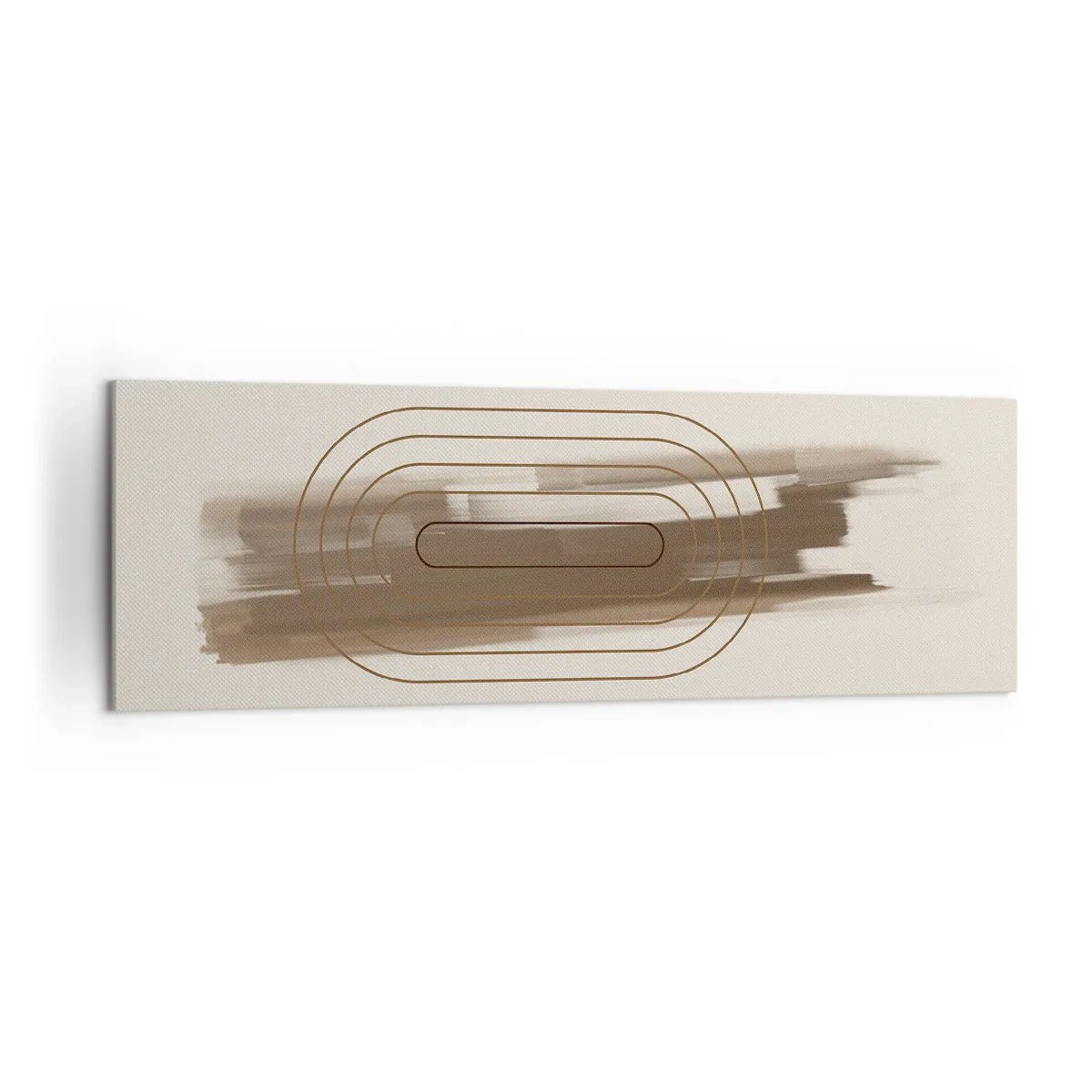 Obraz na plátně - Závan šedi - 160x50 cm