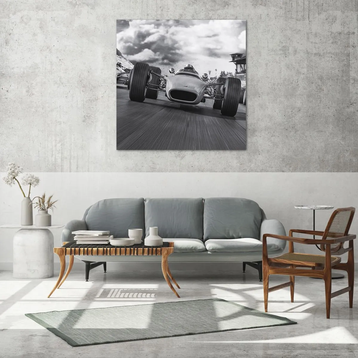 Obraz na skle - Tohle je síla! - 30x30 cm