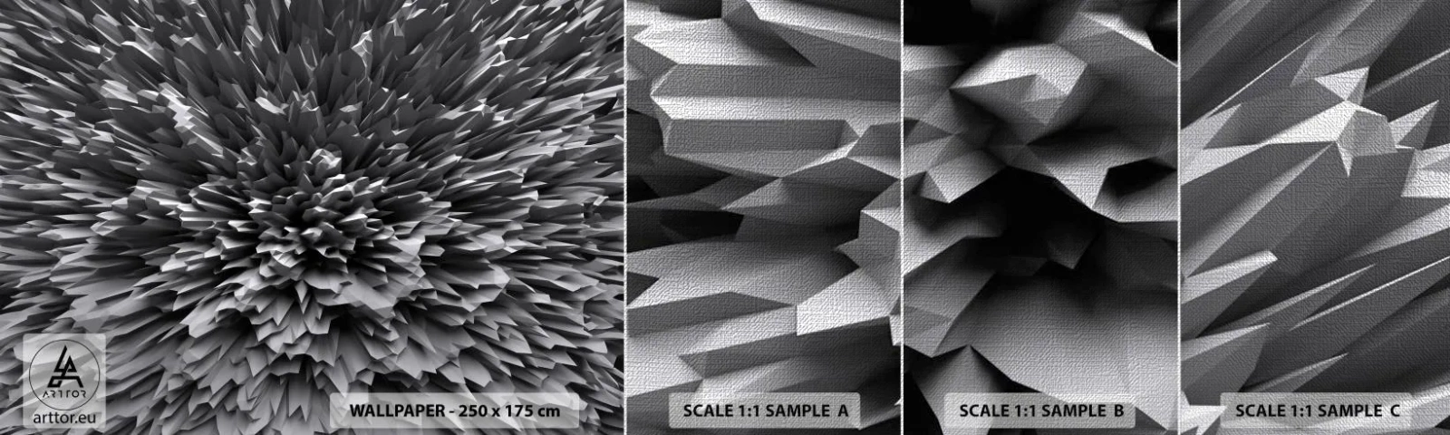 Vzor Fototapety Premium Canvas - Ostřejší to už nebude - 3D, Moderní, Trojrozměrný - 100x30 cm