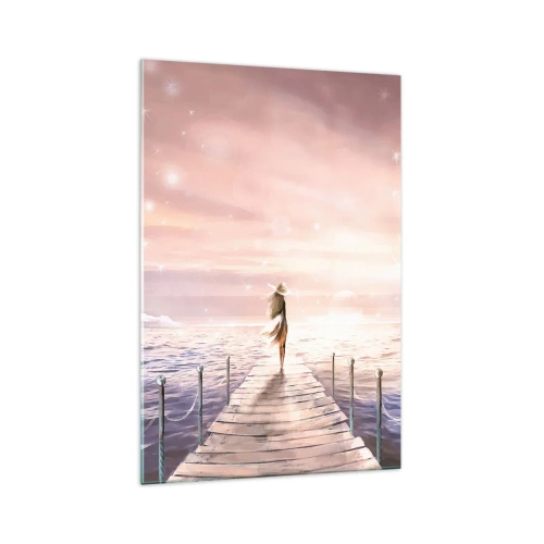 Obraz na skle - Ve světle snu - 70x100 cm