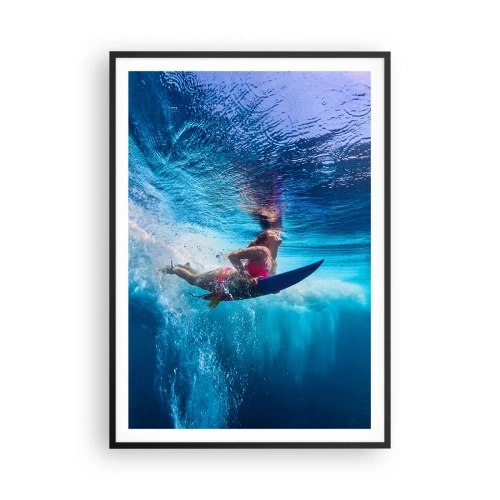 Plakát v černém rámu - Hloubka radosti - 70x100 cm
