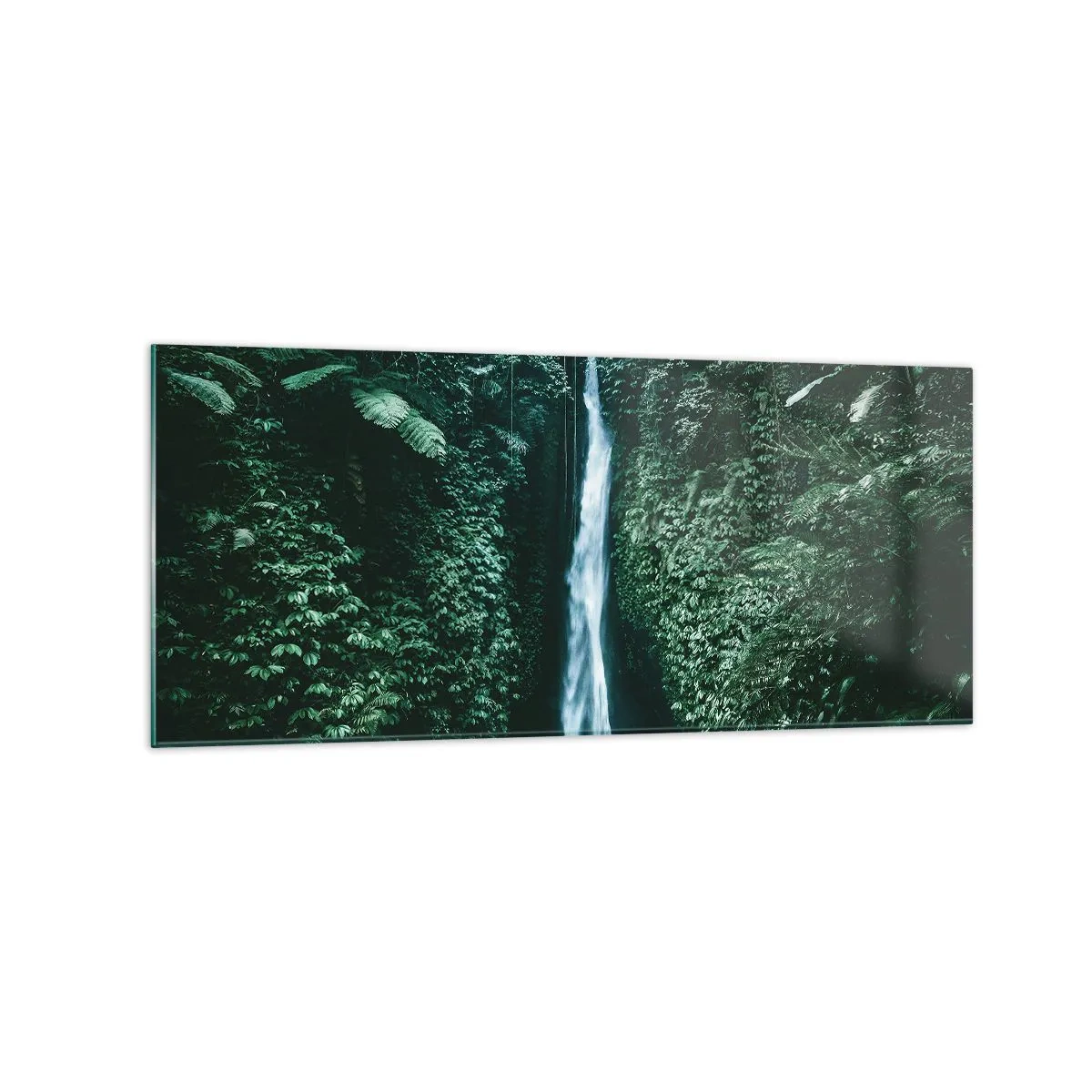 Obraz na skle - Tropický pramen - 120x50 cm