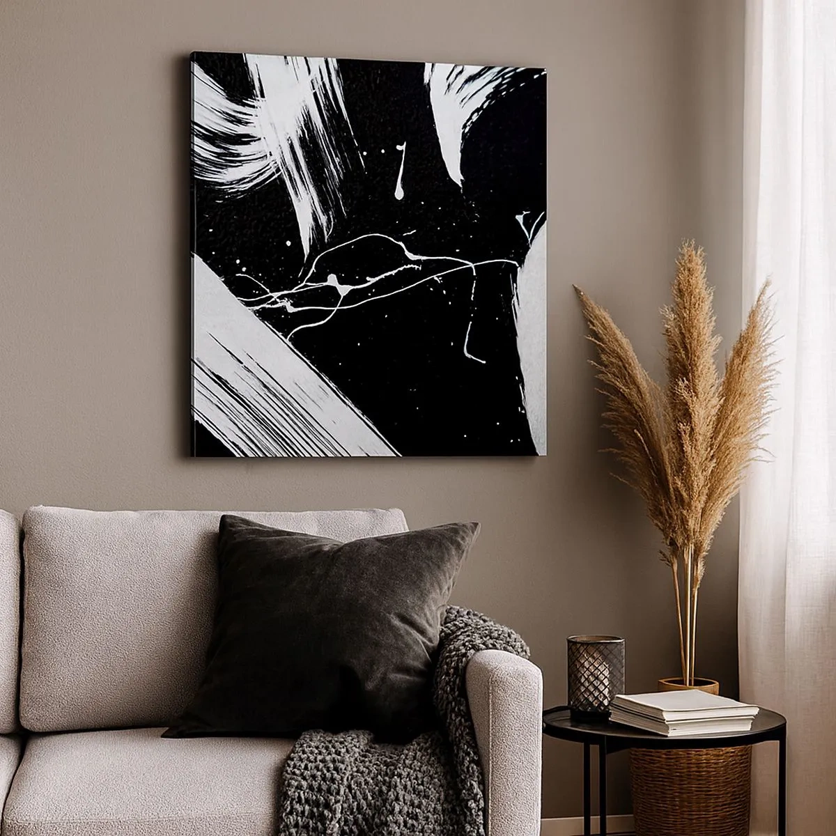 Obraz na plátně - Prolomit temnotu - 30x30 cm