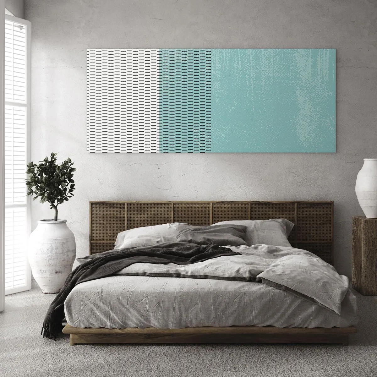 Obraz na skle - Vyvážená kompozice - 120x50 cm