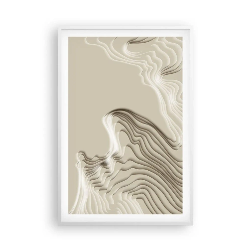 Plakát v bílém rámu - Topografie umění - 61x91 cm