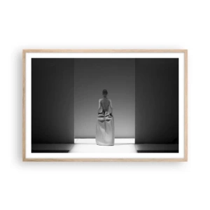 Plakát v rámu světlý dub - Rafinovaná jednoduchost - 91x61 cm