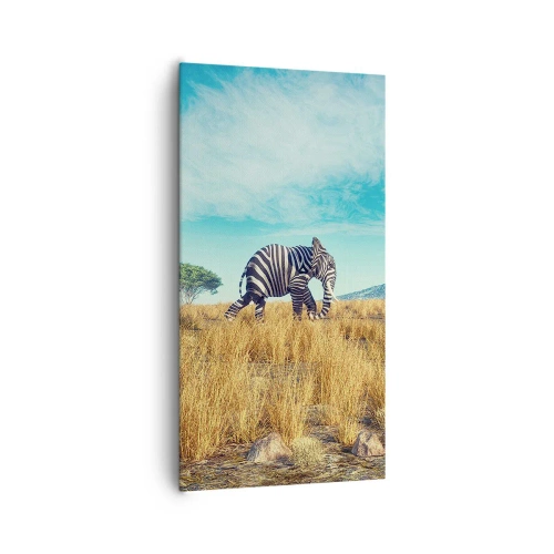 Obraz na plátně - Šedá už není v módě - 65x120 cm