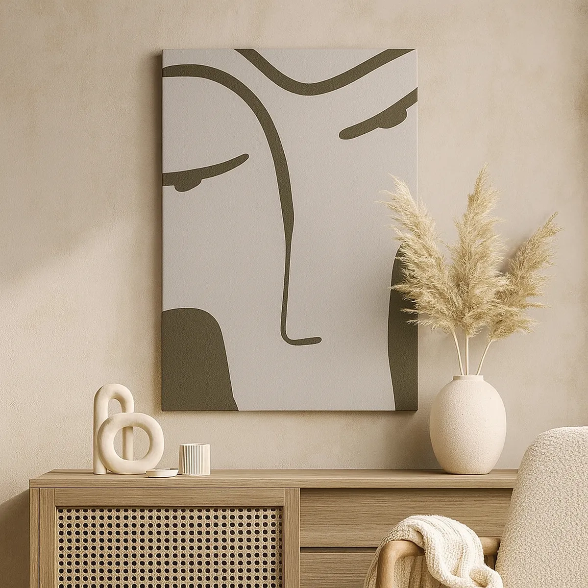 Obraz na plátně - Jako z Modiglianiho obrazu - 50x70 cm